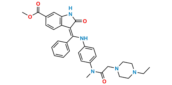 Picture of Nintedanib esylate Impurity B