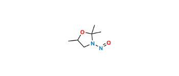 Picture of 2,2,5-Trimethyl-3-nitrosooxazolidine