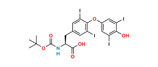 Picture of N-(tert-Butyloxy)carbonyl-L-thyroxine