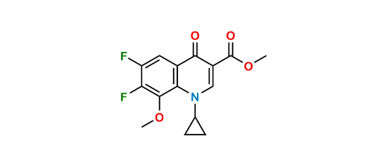 Picture of Methyl 1-cyclopropyl-6,7-difluoro-8-methoxy-4-oxo-1,4-dihydroquinoline-3-carboxylate