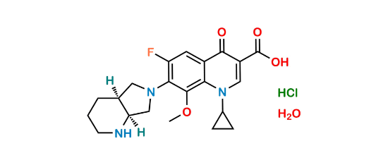 Picture of Moxifloxacin Hydrochloride Monohydrate