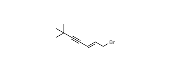 Picture of 1-Bromo-6,6-dimethyl-2-hepten-4-yne(Mixture of cis-trans isomers)