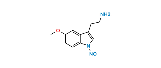Picture of 2-(5-methoxy-1-nitroso-1H-indol-3-yl)ethanamine