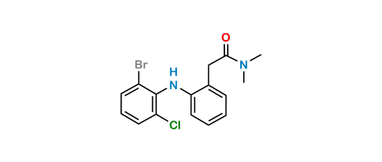 Picture of 2-[(2-bromo 6-chlorophenyl)amino]-N,N-dimethylbenzeneacetamide