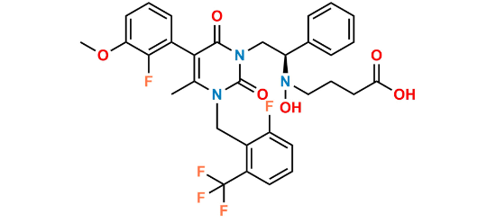 Picture of Hydroxyl amine Elagolix Impurity
