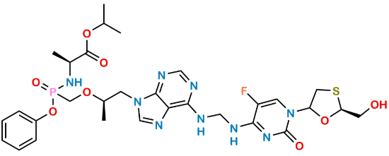 Picture of Emtricitabine + Tenofovir alfenamide mixed Dimer 