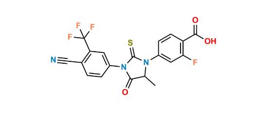 Picture of Desmethyl Enzalutamide Acid Impurity