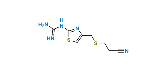 Picture of Famotidine Cyanoethyl Impurity 