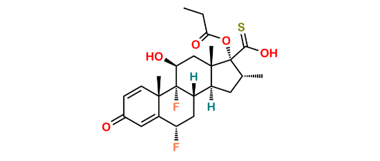 Picture of Fluticasone Carbothioic Acid Impurity