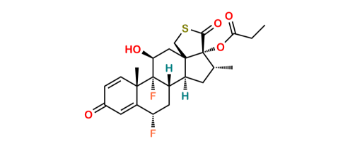 Picture of Fluticasone Impurity (Cyclic thioester)