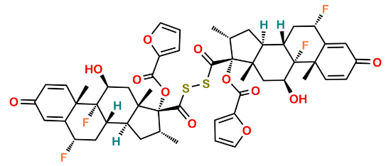 Picture of Fluticasone Furoate Disulphane Impurity