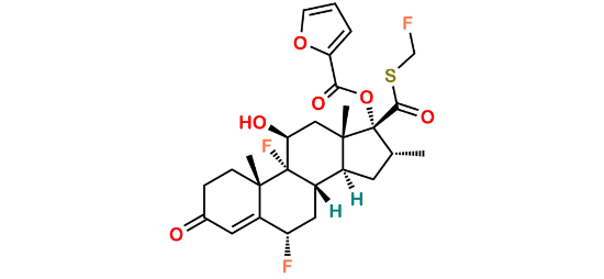 Picture of Fluticasone Furoate 1,2 dihydro Impurity