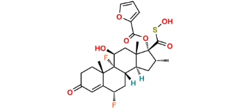 Picture of Fluticasone Furoate 1,2 dihydro Sulfenic Acid Impurity