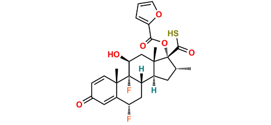 Picture of Fluticasone Thioacid-17-furoate 