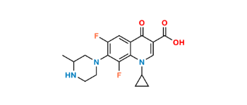 Picture of 8-Demethoxy-8-fluoro Gatifloxacin