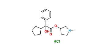 Picture of Glycopyrronium Bromide EP Impurity G (HCl)