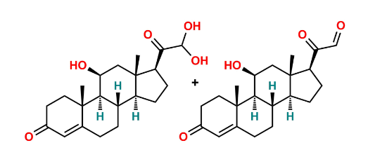 Picture of hydrocortisone Glyoxal Hydrate Isomer 1
