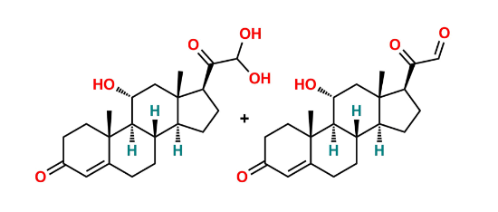 Picture of hydrocortisone Glyoxal Hydrate Isomer 2