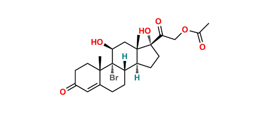 Picture of 9α-Bromohydrocortisone Acetate