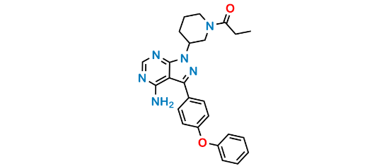 Picture of rac-N-Desacryloyl N-Propionyl Ibrutinib