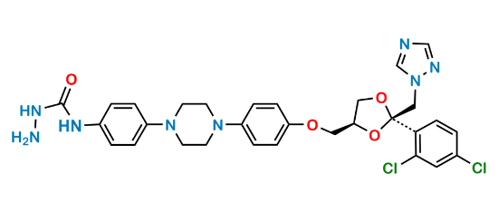 Picture of Itraconazole Hydrazinyl Impurity