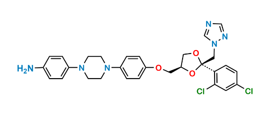 Picture of Itraconazole Aniline Impurity 