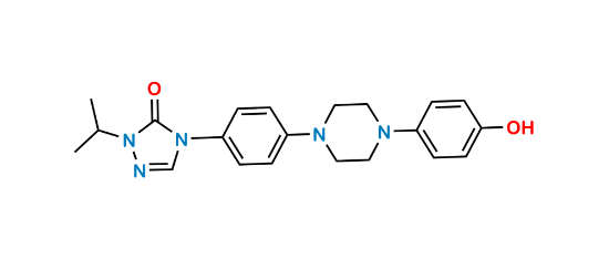 Picture of Itraconazole Hydroxy Isopropyltriazolone Impurity