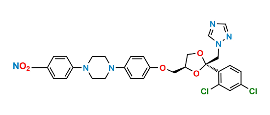 Picture of Itraconazole Nitrophenyl Impurity
