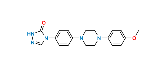Picture of Itraconazole Methoxy Triazolone Impurity 