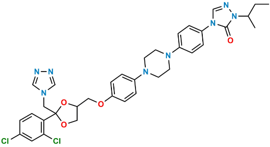 Picture of Itraconazole 4-Triazolyl Isomer