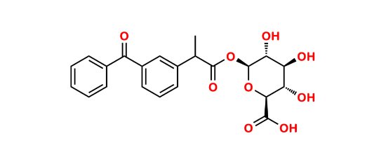 Picture of rac-Ketoprofen acyl-beta-D-glucuronide (mixture of isomers)