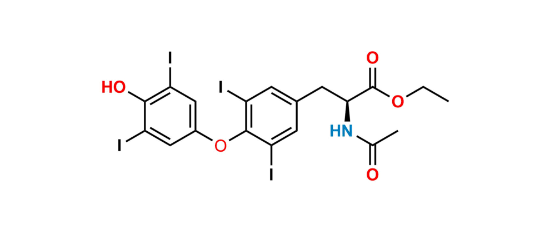 Picture of N-Acetyl L-thyroxine ethyl ester