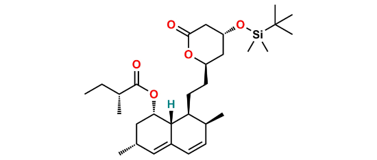 Picture of 4-O-tert-Butyldimethylsilyl Epi Lovastatin