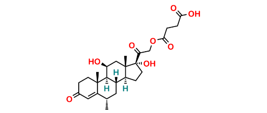 Picture of 6α-​Methyl Hydrocortisone 21-​Hemisuccinate