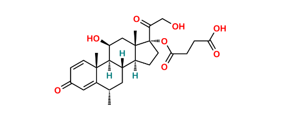 Picture of Methylprednisolone 17-Hydrogen Succinate 