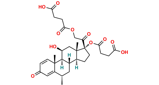 Picture of Methylprednisolone 17, 21-disuccinate