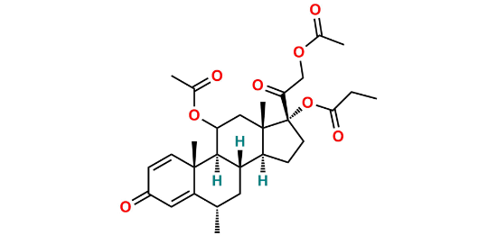 Picture of Methylprednisolone-17-propionate-11, 21 diacetate