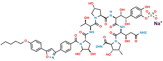 Picture of Micafungin Open Ring Analog