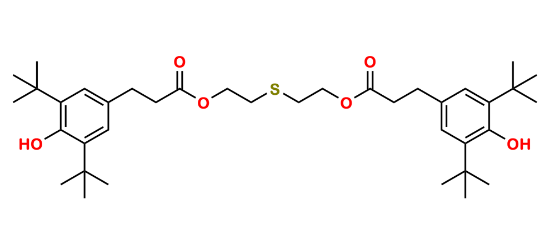 Picture of 2,2'-Thiodiethylene Bis[3-(3,5-di-tert-butyl-4-hydroxyphenyl)propionate]