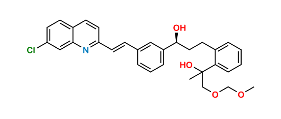 Picture of Montelukast (3S)-Hydroxy Methoxymethoxy Impurity