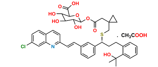 Picture of Montelukast Acyl-β-D-Glucuronide Acetate