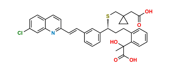 Picture of Montelukast Dicarboxylic Acid Disodium Salt