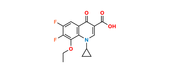 Picture of Moxifloxacin Difluoro Ethoxy Acid Impurity