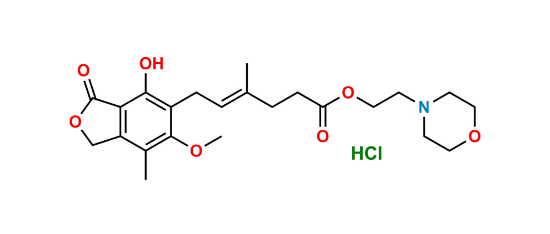 Picture of Mycophenolate Mofetil Hydrochloride