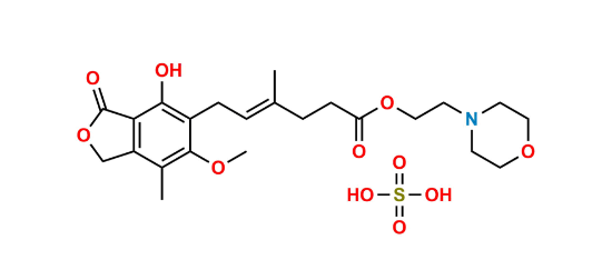 Picture of Mycophenolate Mofetil Sulfate salt