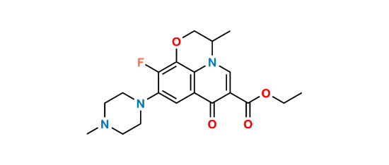 Picture of Ofloxacin EP Impurity D Ethyl Ester