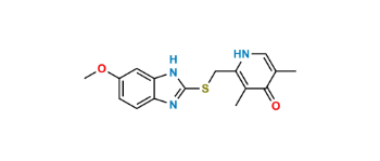 Picture of 4-Hydroxy Omeprazole Sulfide