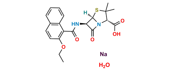 Picture of Nafcillin sodium salt monohydrate 