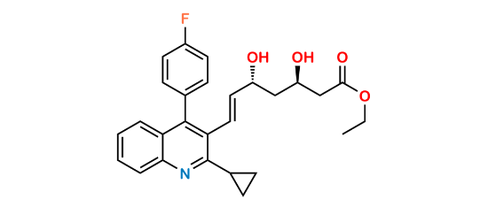 Picture of Pitavastatin (3R,5R)-Isomer Ethyl Ester