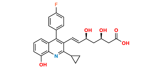 Picture of Pitavastatin 8’-Hydroxy Impurity